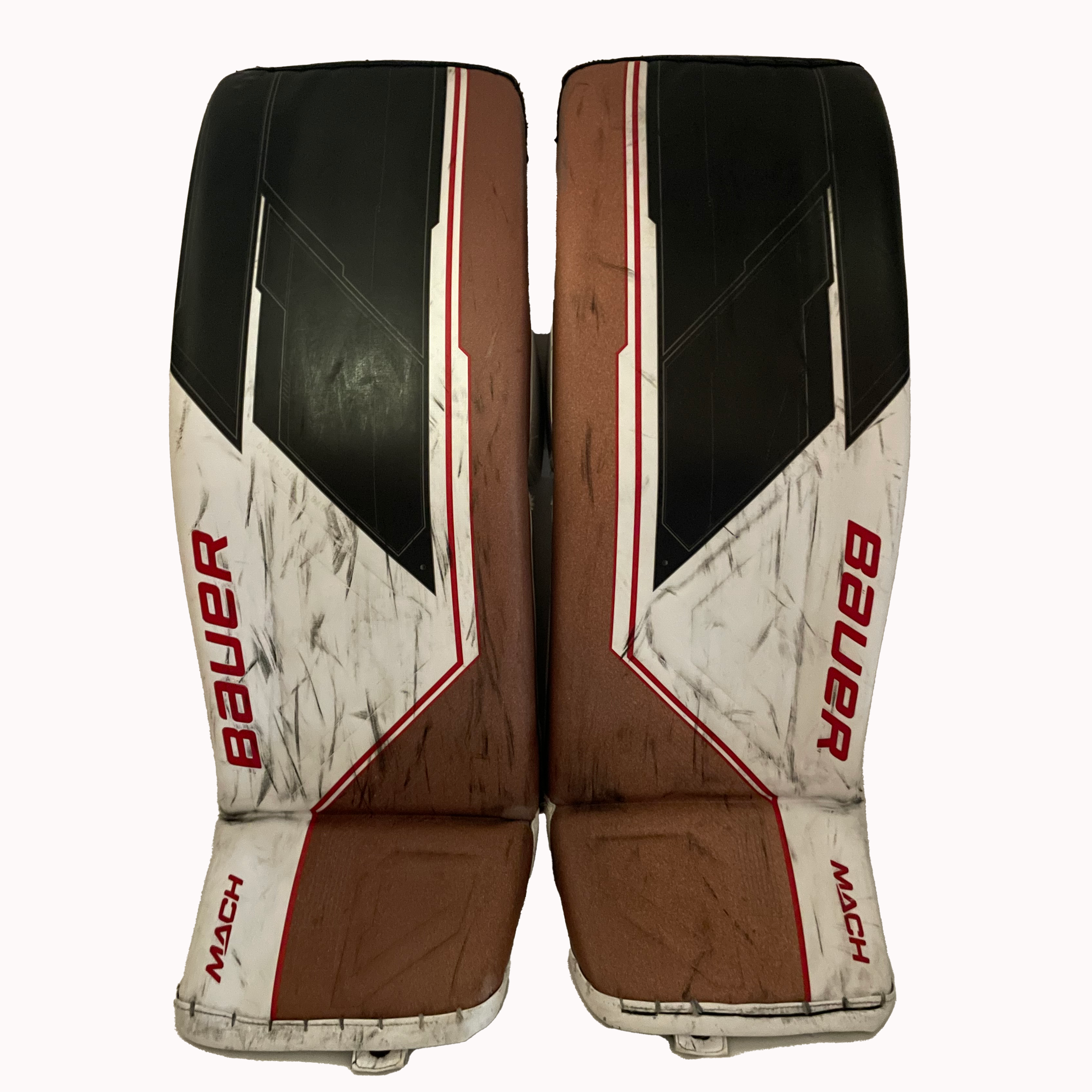 Bauer Supreme Mach - Jambières de gardien de but Pro Stock d'occasion (ensemble complet)